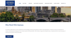 Desktop Screenshot of haymanwealth.com.au
